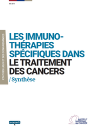 Les immunotherapies Synthese
