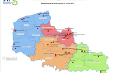 Carte des autorisations ARS NPDC 2013