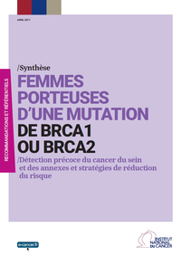 Synthese femmes porteuses d\'une mutation de BRCA1