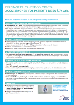 Depistage du cancer colorectal