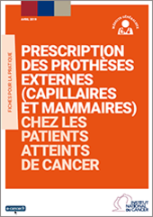 Prescription des proth&egrave;ses externes (capillaires et mammaires) chez les patients atteints de cancer (janvier 2019)